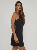 Camisola Curta em Microfibra Decote “V” Essencial