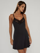 Camisola Curta em Microfibra Decote “V” Essencial