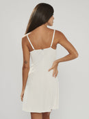 Camisola Curta em Microfibra Decote “V” Essencial