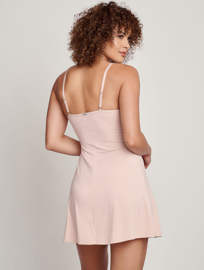 Camisola Curta em Microfibra Decote “V” Essencial